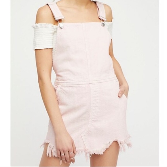 pink dress overalls
